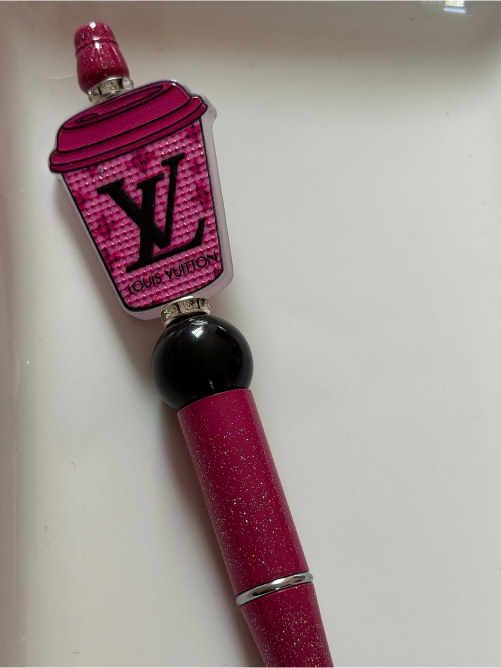 Handmade beaded pen